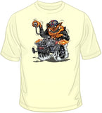Hot Rod Pig T Shirt