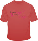 I Wear Pink For My Partner - Breast Cancer Awareness T Shirt