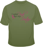 I Wear Pink For My Partner - Breast Cancer Awareness T Shirt