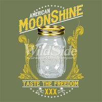 American Moonshine - Taste the Freedom T Shirt