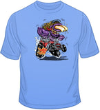 Purple Monster Red Hot Rod T Shirt