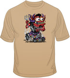 Red Monster Purple Hot Rod T Shirt