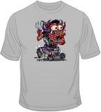 Red Monster Purple Hot Rod T Shirt