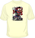 Red Monster Purple Hot Rod T Shirt