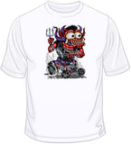 Red Monster Purple Hot Rod T Shirt