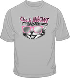Check Meowt - Cat With glasses T Shirt