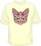 Mosaic Cat T Shirt