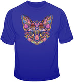 Mosaic Cat T Shirt