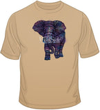 Pastel Elephant T Shirt