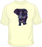 Pastel Elephant T Shirt