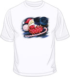 Candy Sleigh - Kittens - Glitter T Shirt