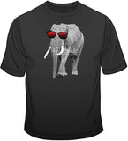 Elephant w/ Sun Glasses T Shirt
