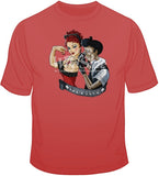 Lady Luck Tattoo Woman T Shirt