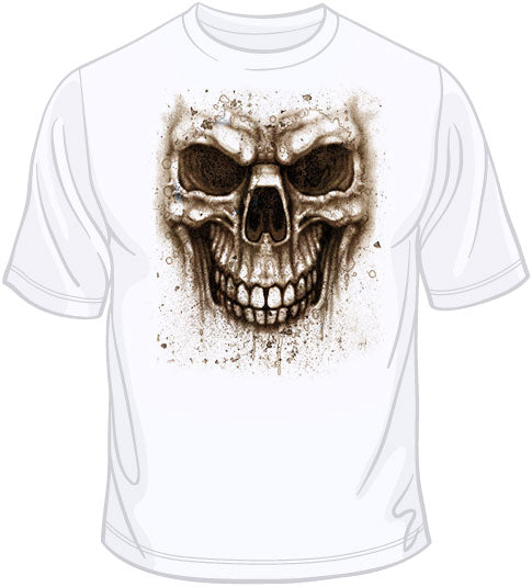 Stained Skull (oversized print) T Shirt