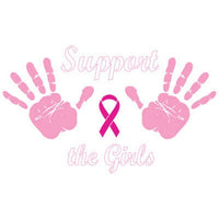 Support The Girls - Breast Cancer Awareness T Shirt