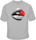 Lips And Strawberry T Shirt