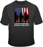 Land of the Free - Home of the Wave T Shirt