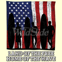 Land of the Free - Home of the Wave T Shirt