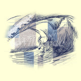 Surfer In Wave Tube T Shirt