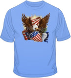 Patriotic Eagle w/ Shield T Shirt