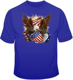 Patriotic Eagle w/ Shield T Shirt