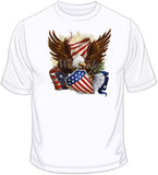 Patriotic Eagle w/ Shield T Shirt