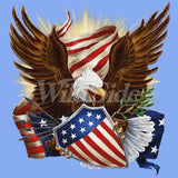 Patriotic Eagle w/ Shield T Shirt