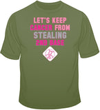 Don't Steal Second Base - Breast Cancer Awareness T Shirt