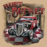 Rust Bucket Vintage Hot Rod T Shirt