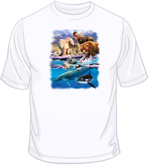 North American Wildlife T Shirt