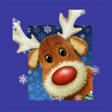Rudolph Face - Christmas T Shirt