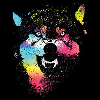Colorful Wolves T Shirt