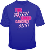 This Bitch Kicked Cancer's Ass - Breast Cancer Awareness T Shirt
