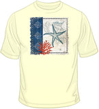 Coastal Blue Starfish T Shirt