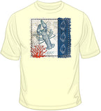 Coastal Blue Lobster T Shirt