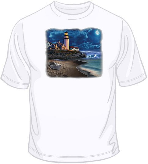 Beach Lighthouse T Shirt