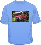 Red & Black - Old Time Truck T Shirt