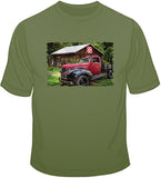Red & Black - Old Time Truck T Shirt