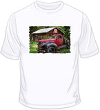 Red & Black - Old Time Truck T Shirt