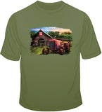 Rusty Red - Old Time Tractor T Shirt