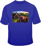 Rusty Red - Old Time Tractor T Shirt