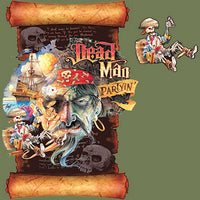 Dead Man Partyin Scroll - Double Sided T Shirt