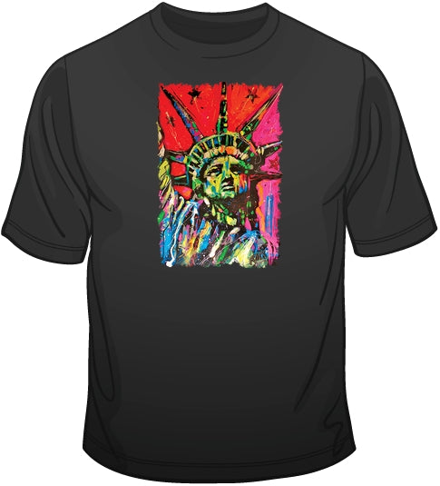 Statue of Liberty Painting  T Shirt