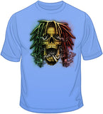 Rasta Skull (oversized skull) T Shirt
