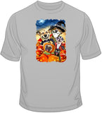 Halloween Selfie 2 - Dogs and Cats T Shirt