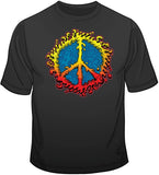 Peace Sign - Amoeba  T Shirt