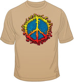 Peace Sign - Amoeba  T Shirt