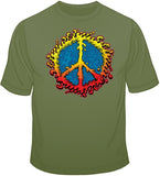Peace Sign - Amoeba  T Shirt
