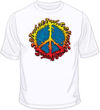 Peace Sign - Amoeba  T Shirt