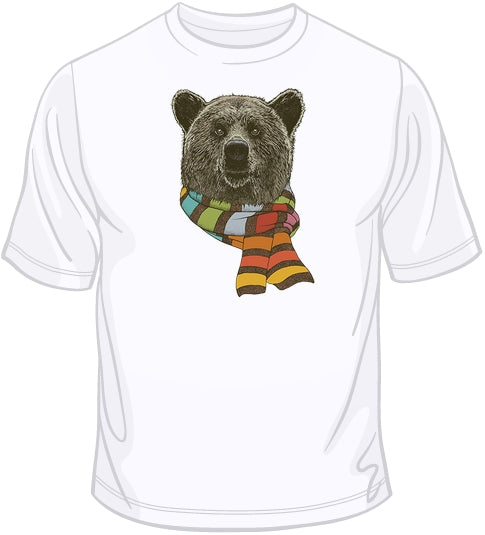 Bear with Scarf T Shirt